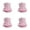 Pink 4 PCS, variant on 4 Pack Neck Gaiter Face Covering Gator Mask Bandana Cooling Mask for Outdoor Protection