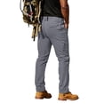 thumbnail image 4 of Zimjoy Men's Cargo Pants Tear Resistant Waterproof Tactical Pants Multi-Pockets and Seam Outdoor Work Hiking Trousers (No Waistband),Gray 3XL, 4 of 8
