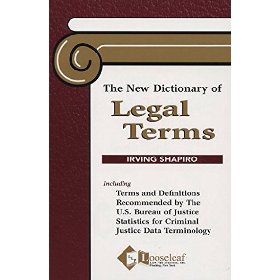 Pre-Owned New Dictionary of Legal Terms (Paperback) 0930137019 9780930137014