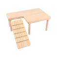 thumbnail image 4 of BELOVING Hamster Wooden platforms Toy with Ladder for Small Animals Chinchilla Gerbil Left, 4 of 9