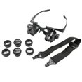 thumbnail image 3 of Magnifying Glasses 10X 15X 20X 25X Eye Jewelry Watch Repair Magnifier Glasses With 2 LED Lights Microscope, 3 of 9