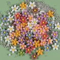 thumbnail image 3 of 40 pequeñas flores de resina para decoración de uñas, dijes de diamantes de imitación mate mezclados, gemas, suministros de manicura, piezas para diseño de uñas, accesorios de decoraciones, 3 of 4
