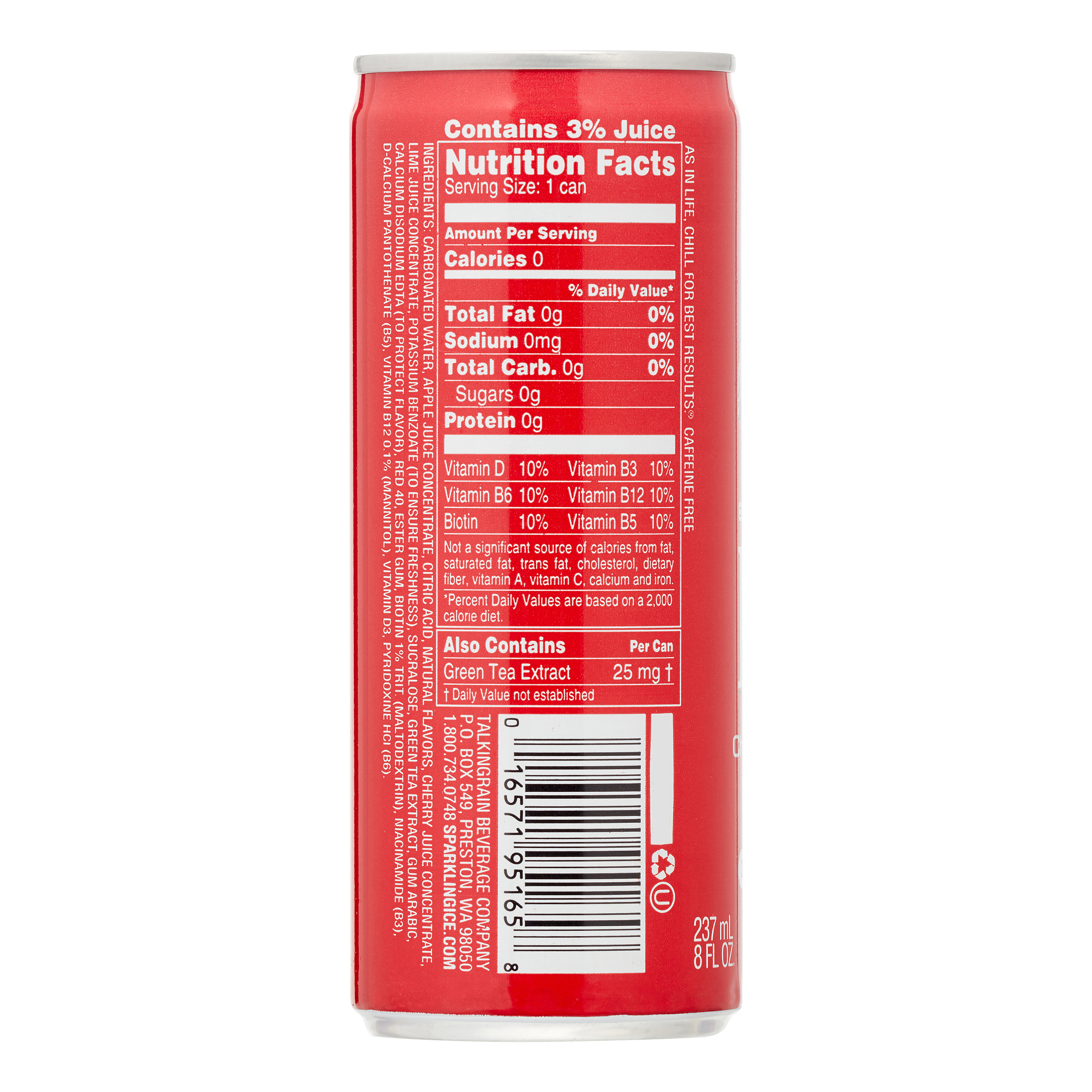 Sparkling Ice Water Nutrition Label Juleteagyd