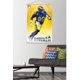 thumbnail image 2 of NFL Los Angeles Rams - Aaron Donald 21 Wall Poster with Wooden Magnetic Frame, 22.375" x 34", 2 of 6