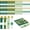 Green, variant on 50 count  Cutlery Set Disposable Silverware Set for Wedding, Pre-rolled Wrapped Silverware with Napkins  Plastic Forks Spoons  for Wedding Birthday Party Supplies