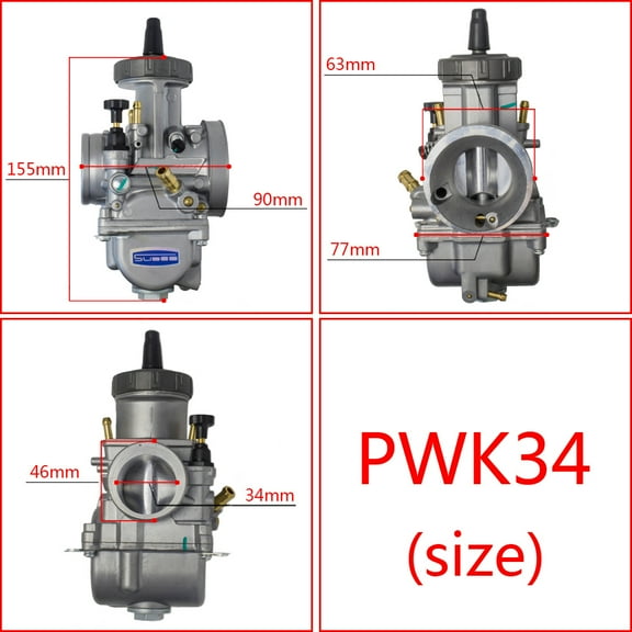 Racing Carburetor Keihin Pwk 38 '98 33/34/35/36/38/40/42mm For KTM 380 EXC 12 LT USA 1998 ATV motorcycle