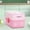 A, variant on QuanTara Cute Animals Themed Lunch Box, Food Grade Large Capacity Bento Box, Portable Divided Airtight Lunch Container, Microwave Safe, 4.5x4.84x4.45in