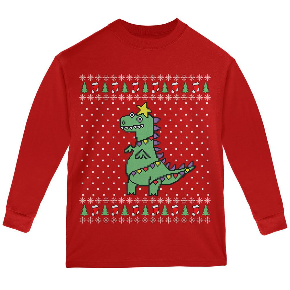 tree rex christmas jumper