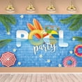 thumbnail image 4 of JHGoosa Summer Pool Party And Tablecloth Party Supplies For Beach Summer Birthday Swimming Pool Party Dining, 4 of 7