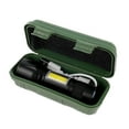 thumbnail image 1 of LED Flashlight 3 Lighting Modes Zoom Torch Light USB Rechargeable LED Torch Lamp Waterproof Flash Light, 1 of 9