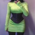 thumbnail image 4 of Women's Lace Up Boned Jacquard Brocade Waist Training Underbust Corset, 4 of 8