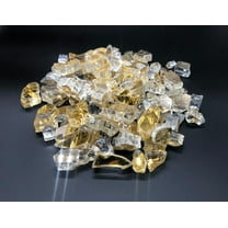 Element Fire Glass Large Gold Reflective Fire Glass 25lb - Gold Fire Glass Rocks