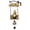 Black#1, variant on Rustic Gnome Hanging Bell, Handmade Bee & Sunflower Design Welcome Doorbell, Decorative Dinner Bell, Farmhouse Style Ornament for Front Porch, Fence & Patio, Sweet Garden Decor(Black)