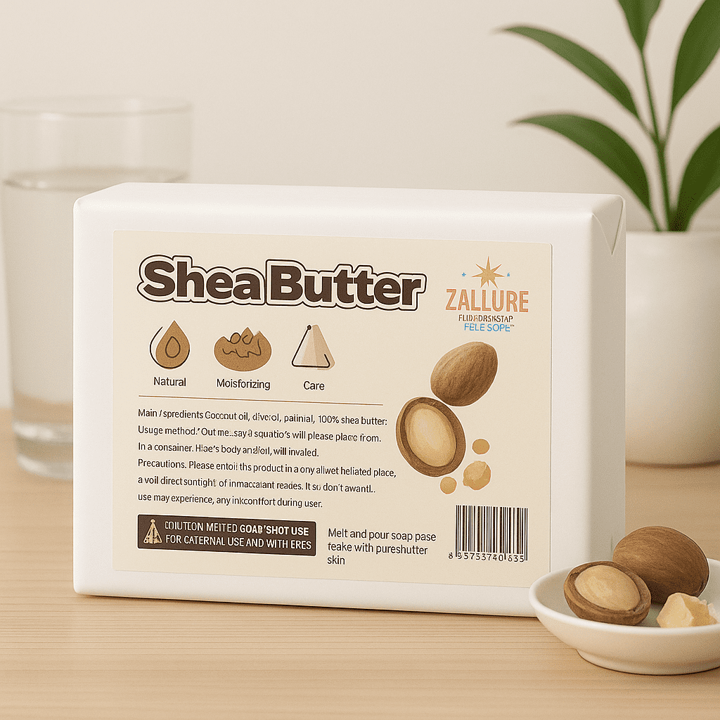 Natural Ultra-Pure Shea Butter Soap Base – Melt & Pour : 2.23 Lbs