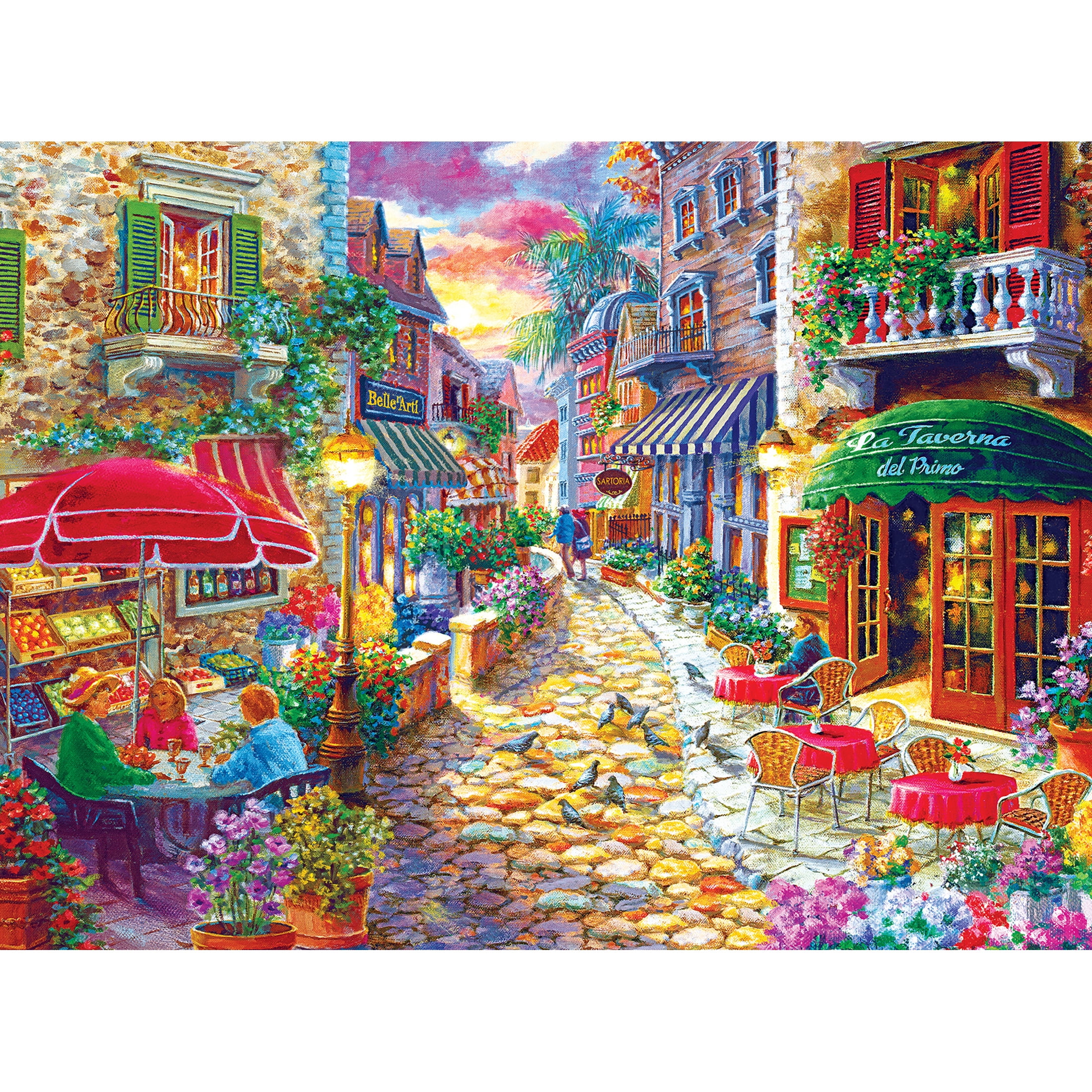 Cra-Z-Art Kodak 1000-Piece Late Afternoon in Italy Adult Jigsaw