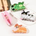 thumbnail image 3 of Skymirror Acrylic Hair Claw Cartoon Animal Shape Hair Clip Spring Design Anti-slip Strong Grip Back Head Shark Hair Clip Hair Accessory, 3 of 8