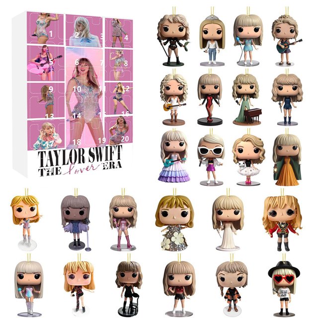 Taylor Colgantes Calendario Cuenta Regresiva Adviento Navidad Suministros Creativos para Fiestas