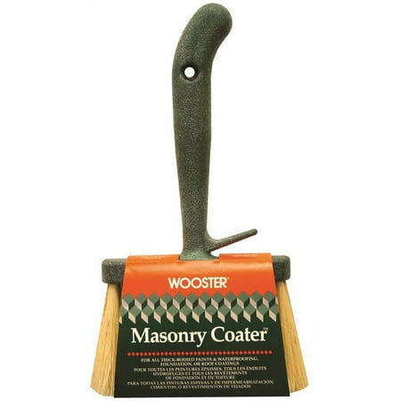 WOOSTER 1826 Masonry Coater Brush 6 in L Brush Tampico Bristle