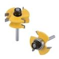 thumbnail image 4 of Lefu 1/4 inch Shank Tongue & Groove Joint Assembly Router Bit Wood Cutter Power Tool, 4 of 9