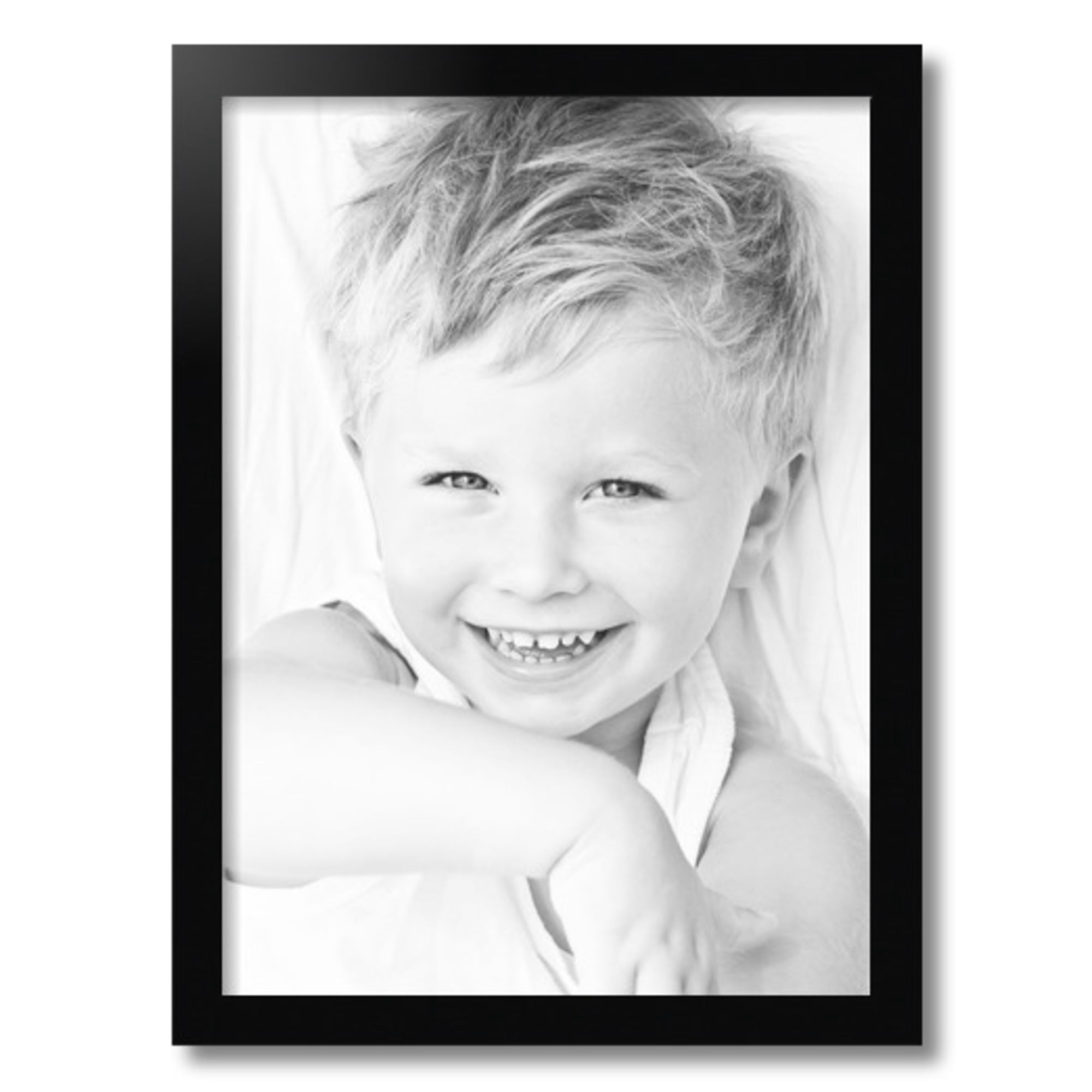 ArtToFrames 16x22 inch Black Picture Frame, Black MDF Poster Frame (4267)