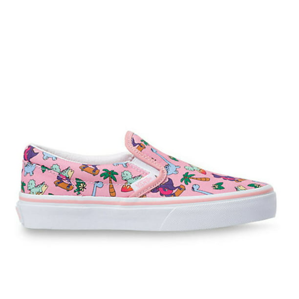 Mor Bourgeon Somatisk celle Vans Slip-On Girls/Child Shoe Size Little Kid 3 Athletics VN0A4BUTWL4  ((Surf Dinos) Pink Icing/True White) - Walmart.com