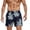 Black#005, variant on Lcziwo Mens Quick Dry Soft Shorts Hawaiian Printed Beach Board Swim Trunks Elastic Waist Loose Hot Spring Shorts Green,Free Size