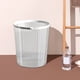 thumbnail image 4 of RKSTN trash can Transparent Trash Can For Home Living Room Kitchen Toilet Bathroom Bedroom Office With Pressure Ring Waste Bin., 4 of 6