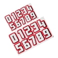 thumbnail image 5 of AURARMLET 2 Sets Reflective Number Stickers for Bikes, Cars, and Rides - , High Visibility Decals, 5 of 7