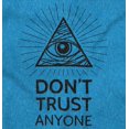 thumbnail image 2 of Eye Providence Dont Trust Illuminati Men's Graphic T Shirt Tees Brisco Brands 4X, 2 of 3