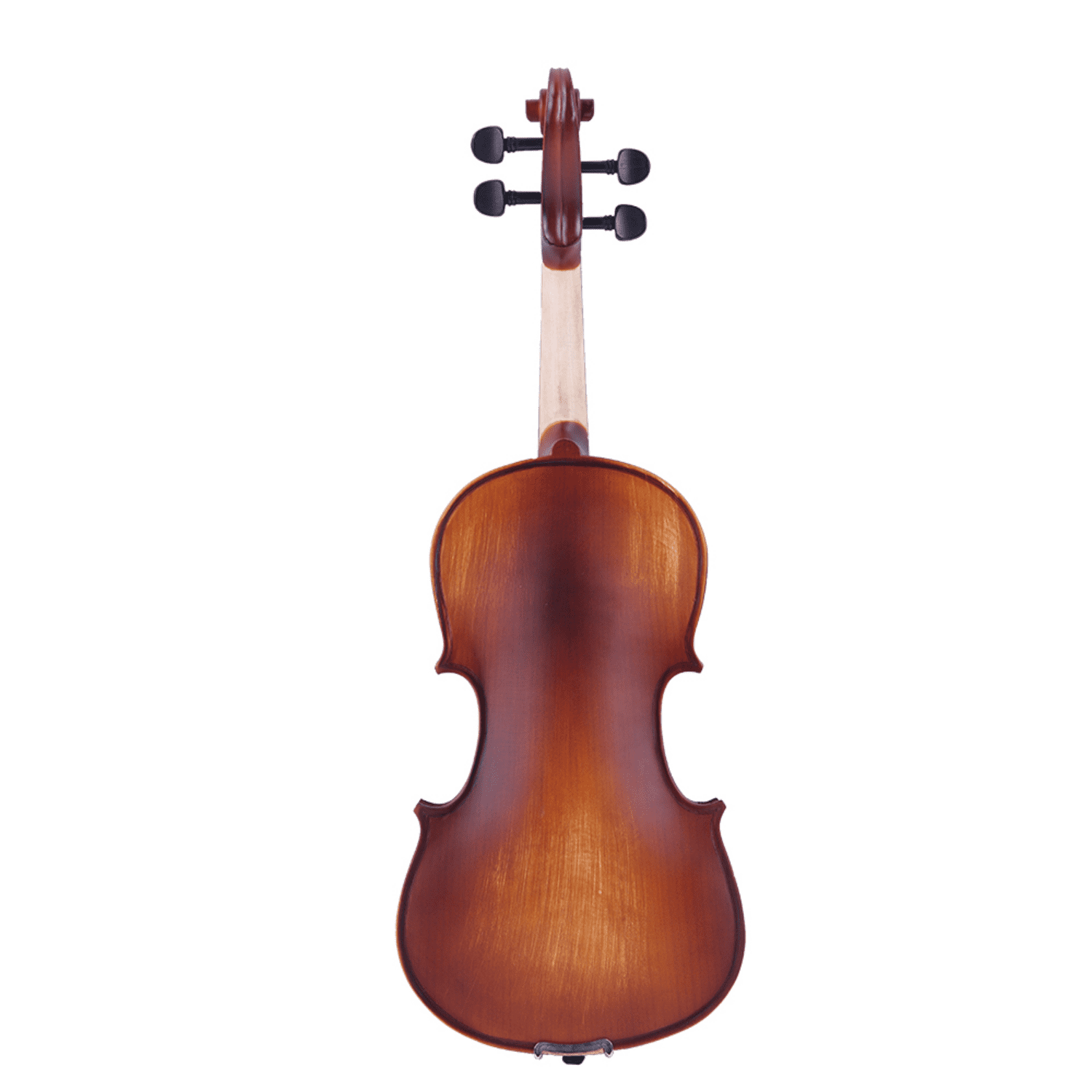 Hassch Violin 4/4 with Case, Rosin and Bow, Fiddle Beginner Set with Strings, Shoulder Rest and Electronic Tuner, Dark Goldenrod