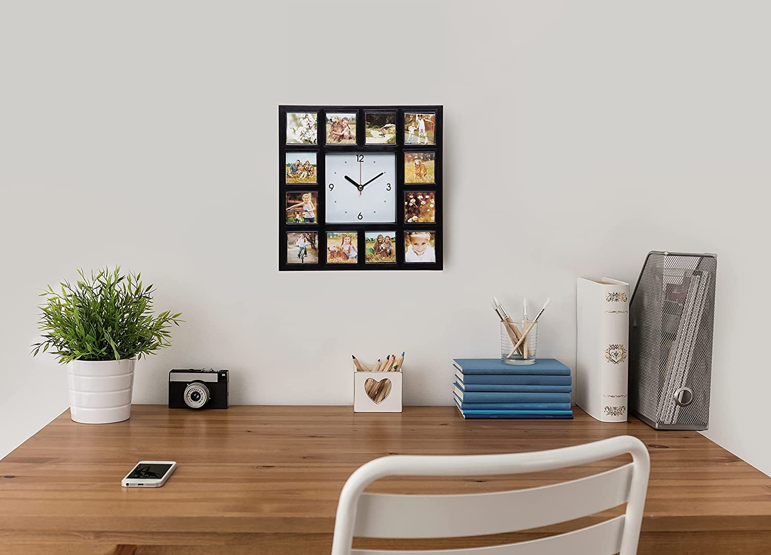 Neil Enterprises Inc. Make Your Own Multi-Photo Wall Clock
