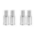 thumbnail image 1 of 4Pcs Threaded Tip Replacement Repair Kit,Aluminum Threaded Handle Tips for 0.72 Inch Wood or Metal Poles, 1 of 8