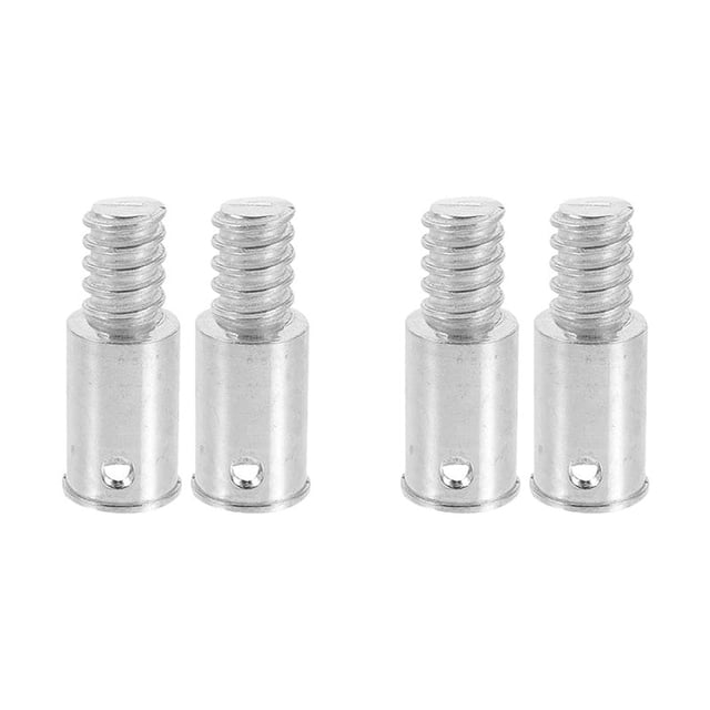 4Pcs Threaded Tip Replacement Repair Kit,Aluminum Threaded Handle Tips for 0.72 Inch Wood or Metal Poles