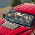 thumbnail image 4 of Binienty Cute Sloth Auto Sun Shades Front Windshield Uv Protection Adjustable Sun Blocker for Car Windshield Universal Automotive Interior Accessories for Men Women, 4 of 8