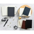 thumbnail image 3 of C.R. Gibson Grand Carnet de Notes en Cuir Gris Anthracite, 7,5'' x 10,25'' L, 192 Pages, 3 of 3