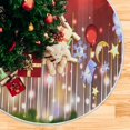 thumbnail image 5 of FMSHPON Merry Christmas Xmas Christmas Tree Skirt Stand Mat for Holiday Party Decoration Indoor Outdoor 36 inches, 5 of 6