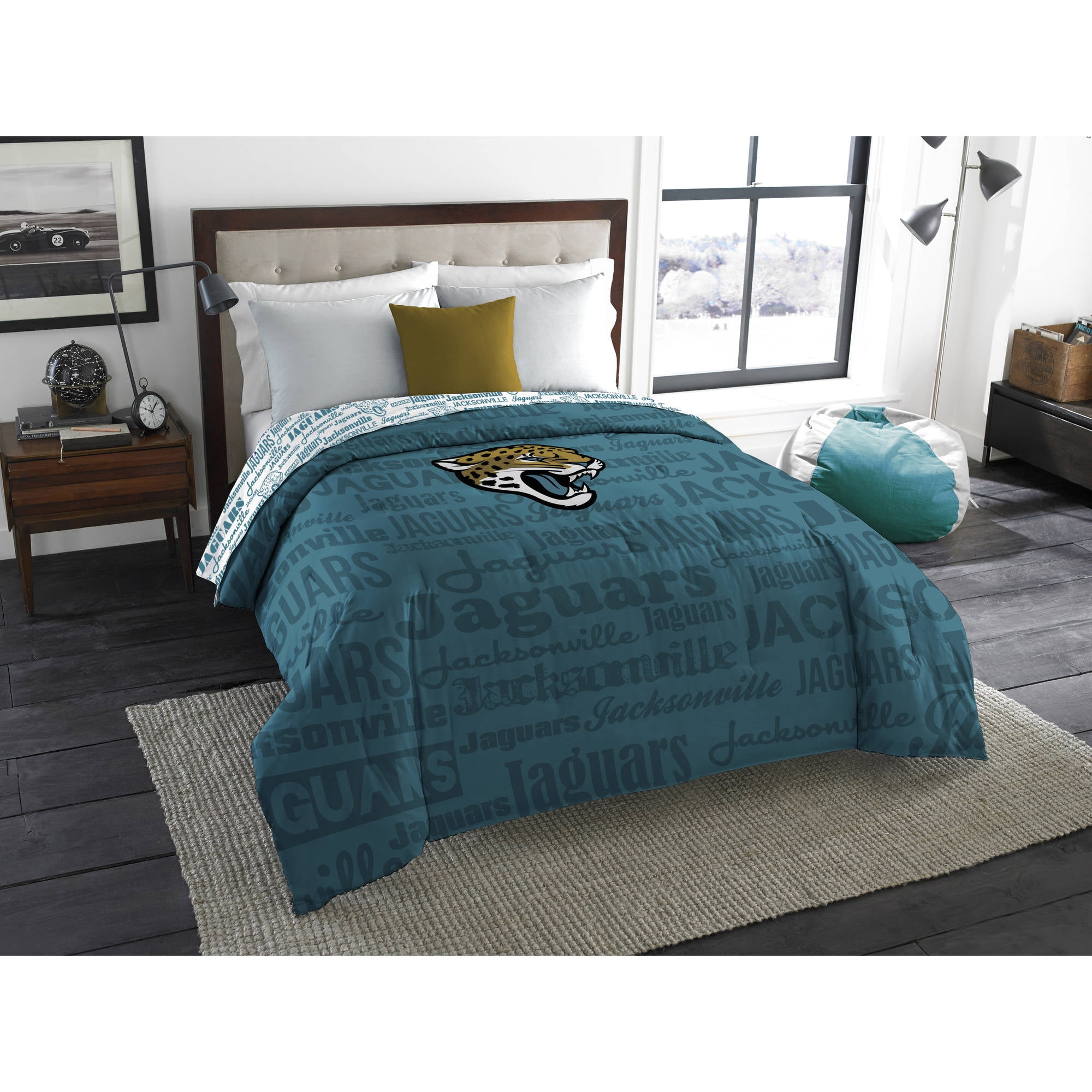NFL Jacksonville Jaguars "Anthem" Twin & Full Bedding Comforter Set, 1