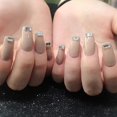 thumbnail image 5 of 4mm rectangle 1000 piezas de cristal rectangular cuadrado 3d Nail Art Charm Base plana diseño de manicura, 5 of 5