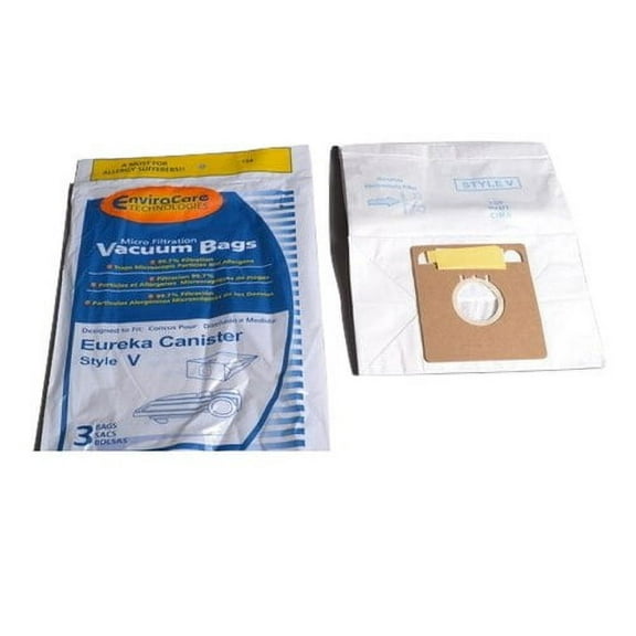 12 Bags Eureka Canister Vacuum Type V Envirocare Technologies Part - 154