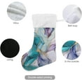 thumbnail image 3 of Coolnut Blue Green Marble Texture Christmas Stockings 1PCS,Big Xmas Stockings Gift Decorations and Party Supplies,Used for Fireplace Decoration Socks Christmas Tree Decoration702 Decor Gifts, 3 of 7