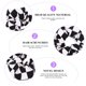 thumbnail image 3 of 2 PCS Mujeres Scrunchies Patrón de Tablero Pelo Cuerda Mujeres Elástico Hairbanda, 3 of 6