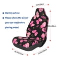 thumbnail image 2 of Lsque Girl Butterfly Pattern Car Seat Covers for Front Seats , Waterproof Seat Covers for Cars, Sporty Front Seat Covers,Car Seat Cover Protector Front Seats, 2 of 5