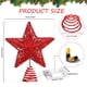 thumbnail image 4 of Decoración con forma de estrella de Navidad Aoriher, 20 luces, 25 cm, con LED rojo, 4 of 7