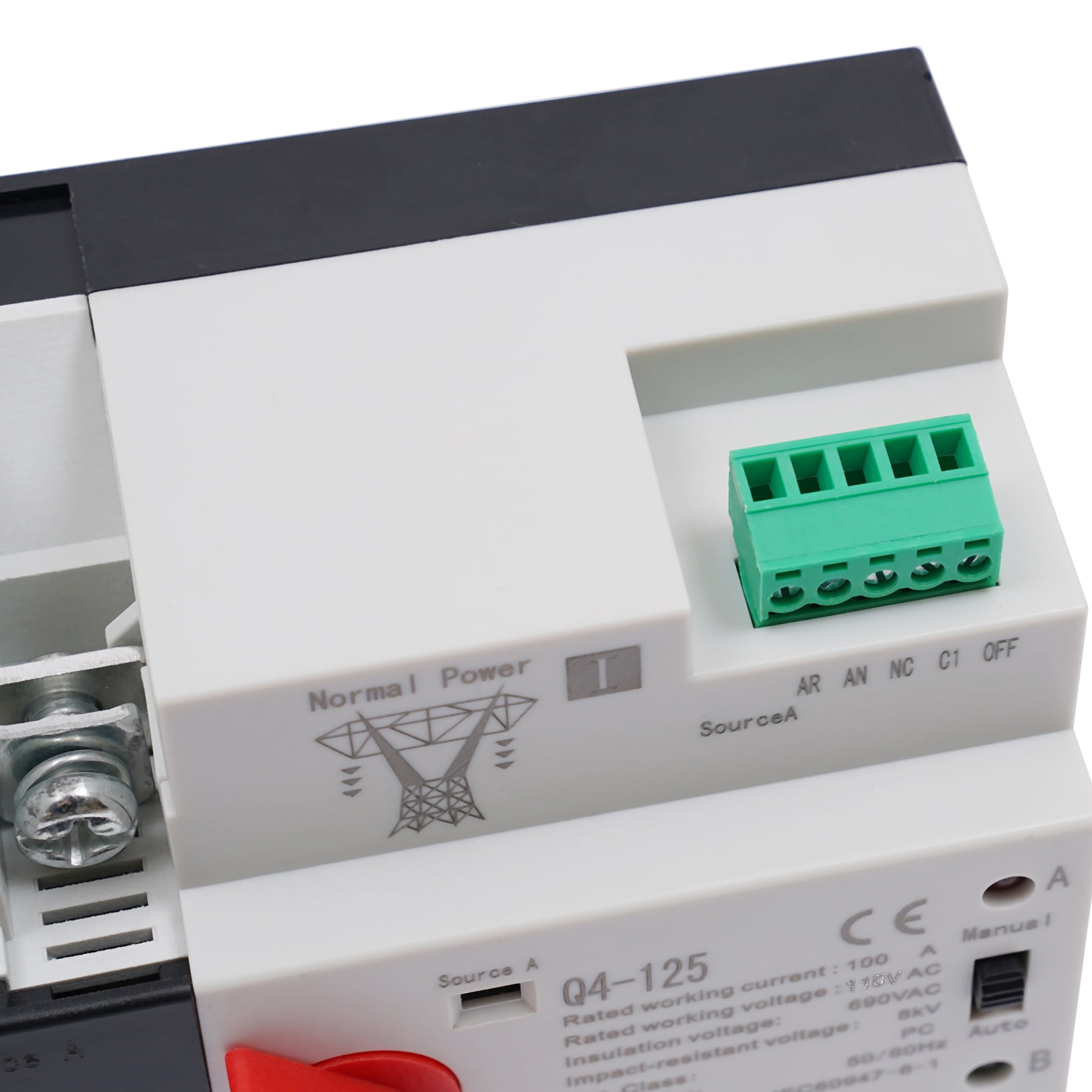 Mini Dual Power Automatic Transfer Switch 2P 63A ATS