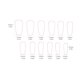 thumbnail image 3 of 24Pcs Ballerinas Coffin Fake Nail Press On Nail Artificial Nail False Nail Glues On Nail Designs French Nail Tips, 3 of 4