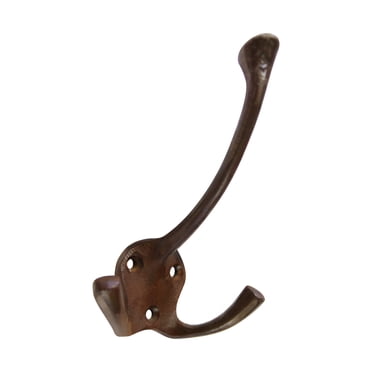 RCH Hardware 8390BLK55 Old Country Single Arm Iron Hook – Small Black Wall Hook For Kitchen, Bath, Closet