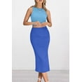 thumbnail image 3 of Conjunto de 2 Piezas para Mujer PRETTYGARDEN Top sin Mangas y Falda Midi Talla S, 3 of 8