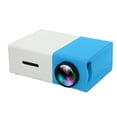 thumbnail image 1 of Projecteur LED Mini Bleu-Blanc, 400-600 Lumens, Résolution Native 240x320, 1920x1080 Pris en Charge, Format de Projection 24 Pouces-60 Pouces, Distance 0,8-2 m, Rapport 1,6:1, Contraste 800:1, Couleurs 16 m, Mise au Point Manuelle,, 1 of 7