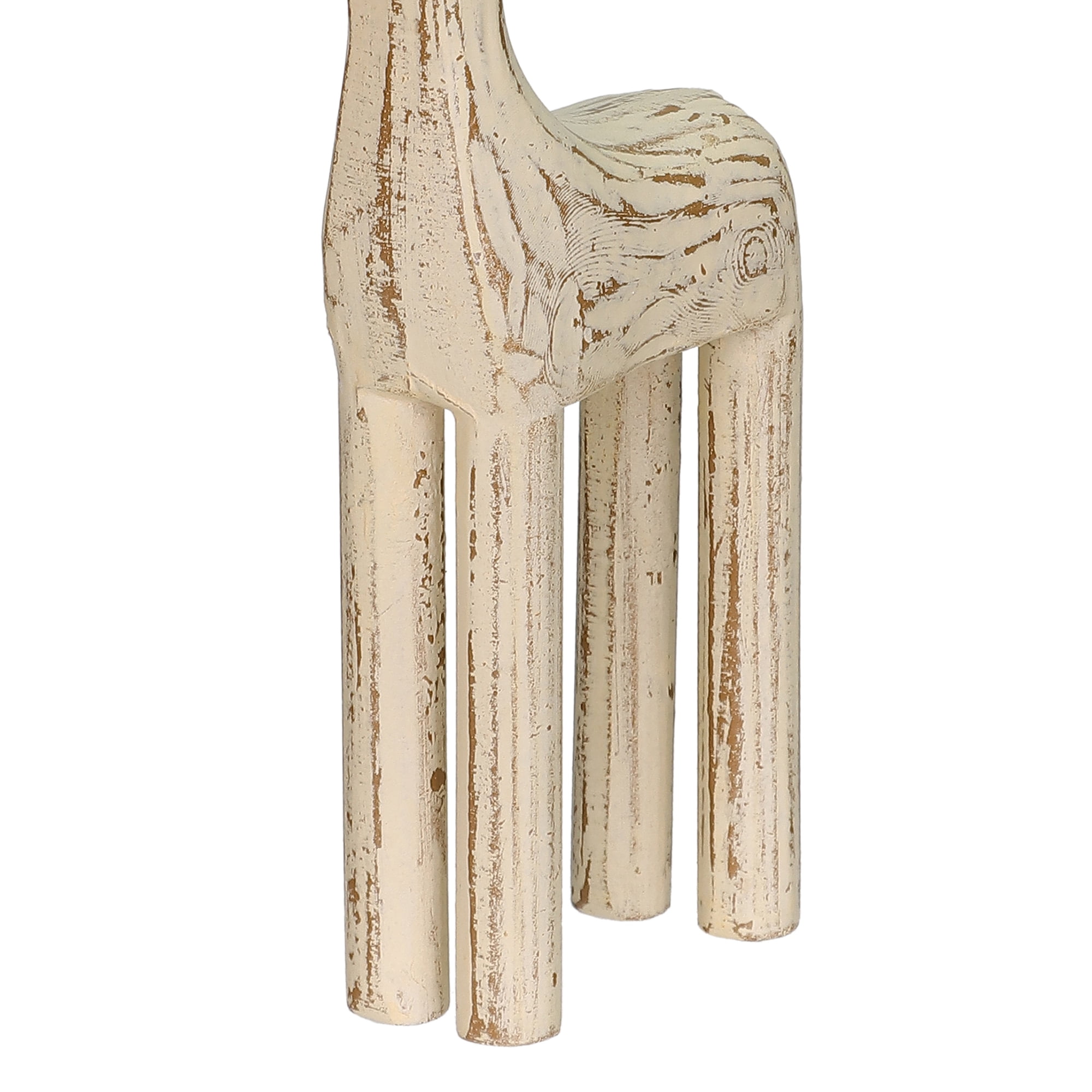 HOLIDAY TIME PL 11 in Large Wood Deer Home Decor, HOLIDAY TIME PL LARGE WOOD DEER