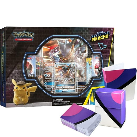 Detective Pikachu Greninja Gx Case File Pokemon Tcg 2 Greninja Foil Trading Cards 7 Booster Pack 1 Master Ball Inspired Deck Box 1 Master Ball